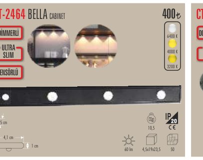 CATA CT-2464 · BELLA CABINET DOKUNMATİK