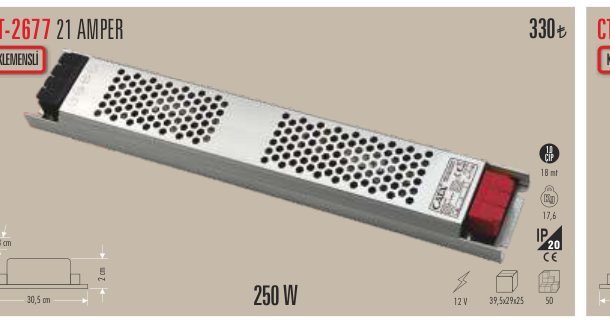 CATA CT-2677 · AMPER KLEMENSLİ