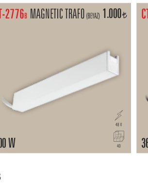 CATA CT-2776 · MAGNETIC TRAFO (BEYAZ)
