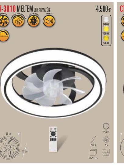 CATA CT-3010 · MELTEM LED ARMATÜR R V A N L S F E İ Z M P H Y I C D K