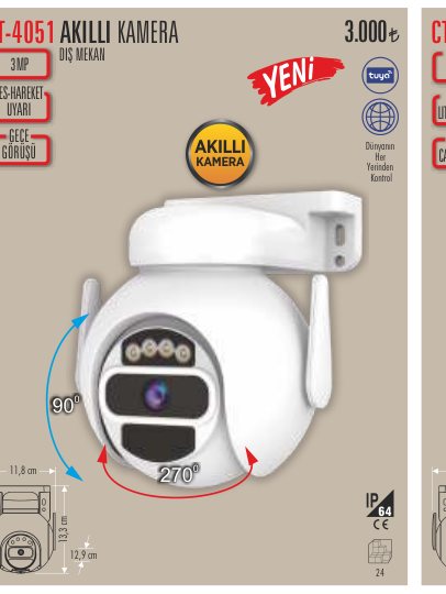CATA CT-4051 · AKILLI KAMERA DIŞ MEKAN i N MP E FULL Y