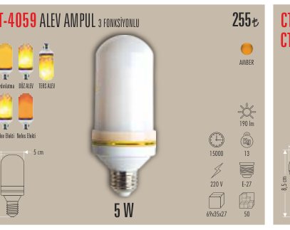 CATA CT-4059 · ALEV AMPUL FONKSİYONLU