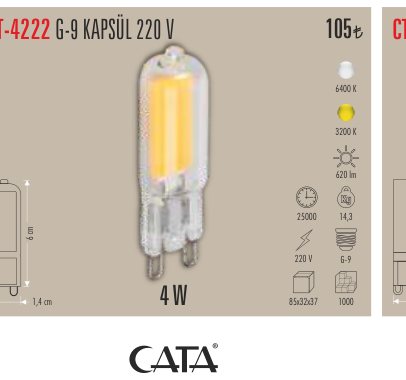 CATA CT-4222 · G-9 KAPSÜL V