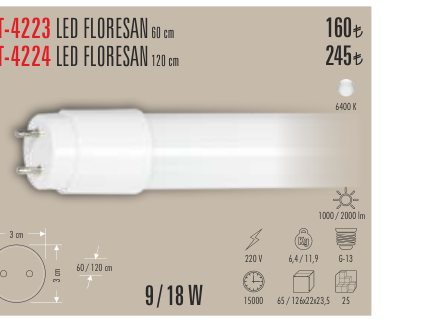 CATA CT-4223 · LED FLORESAN cm