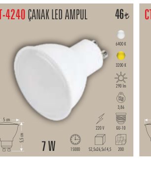 CATA CT-4240 · ÇANAK LED AMPUL