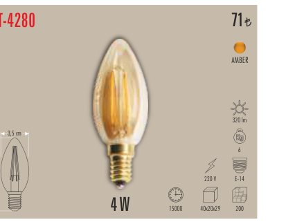 CATA CT-4280 · LED Ampul ve Filament