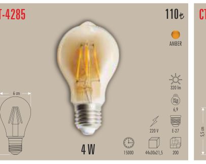 CATA CT-4285 · LED Ampul ve Filament