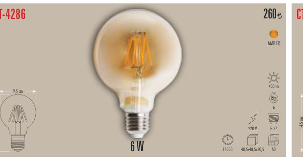 CATA CT-4286 · LED Ampul ve Filament