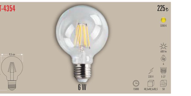 CATA CT-4354 · LED Ampul ve Filament