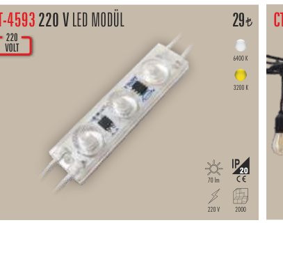 CATA CT-4593 · V LED MODÜL