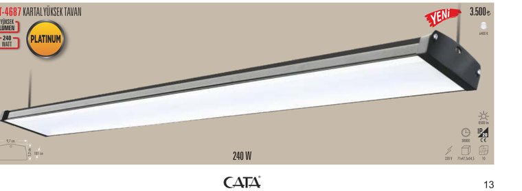 CATA CT-4687 · i KARTAL YÜKSEK TAVAN N E Y