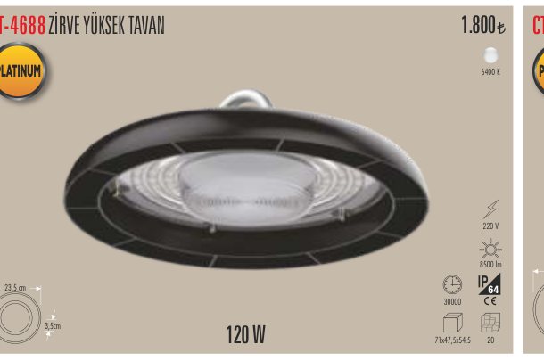 CATA CT-4688 · ZİRVE YÜKSEK TAVAN