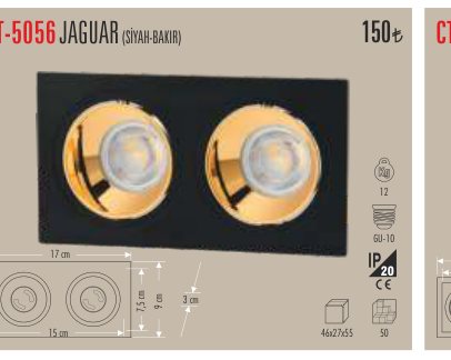 CATA CT-5056 · JAGUAR (SİYAH-BAKIR)