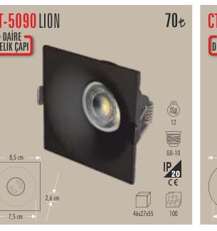 CATA CT-5090 · LION DAİRE ÇAPI DELİK