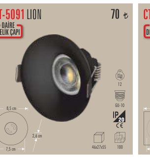 CATA CT-5091 · LION DAİRE ÇAPI DELİK