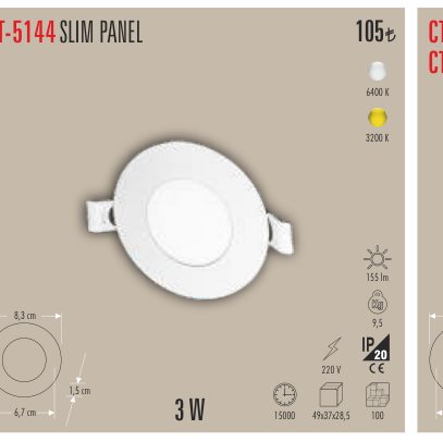 CATA CT-5144 · SLIM PANEL