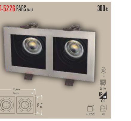 CATA CT-5226 · PARS SATİN
