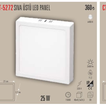 CATA CT-5272 · SIVA ÜSTÜ LED PANEL