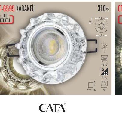 CATA CT-6595 · KARANFİL LED cm