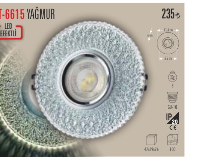 CATA CT-6615 · YAĞMUR LED cm