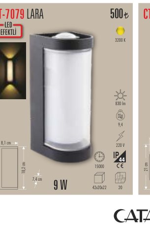 CATA CT-7079 · LARA LED EFEKTLİ