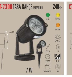 CATA CT-7300 · TARA BAHÇE ARMATÜRÜ