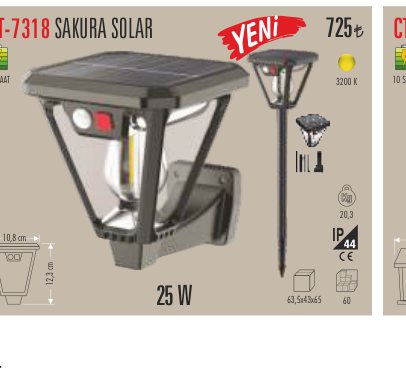 CATA CT-7318 · i N SAKURA SOLAR E Y