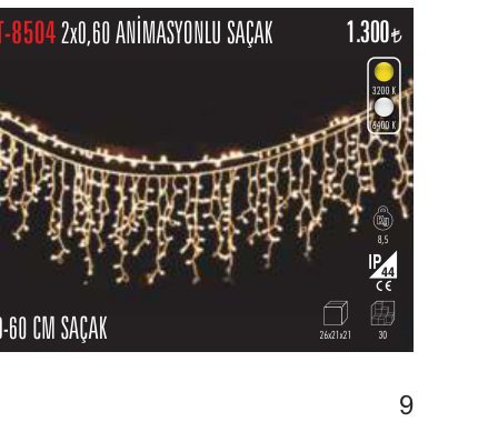 CATA CT-8504 · ANİMASYONLU SAÇAK