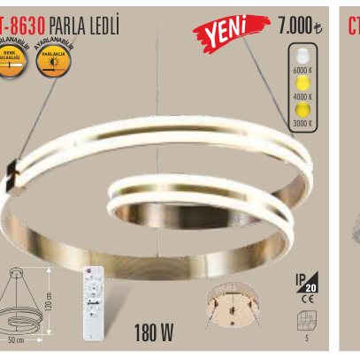 CATA CT-8630 · i N PARLA LEDLİ E Y A L R B İ RENK PARLAKLIK