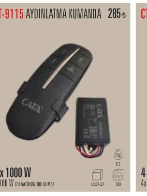 CATA CT-9115 · AYDINLATMA KUMANDA
