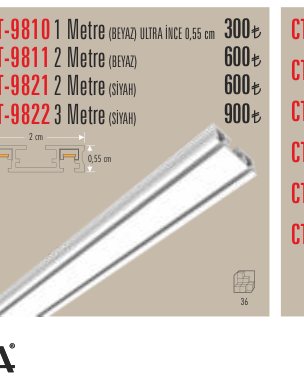 CATA CT-9811 · Metre (BEYAZ) ULTRA İNCE cm